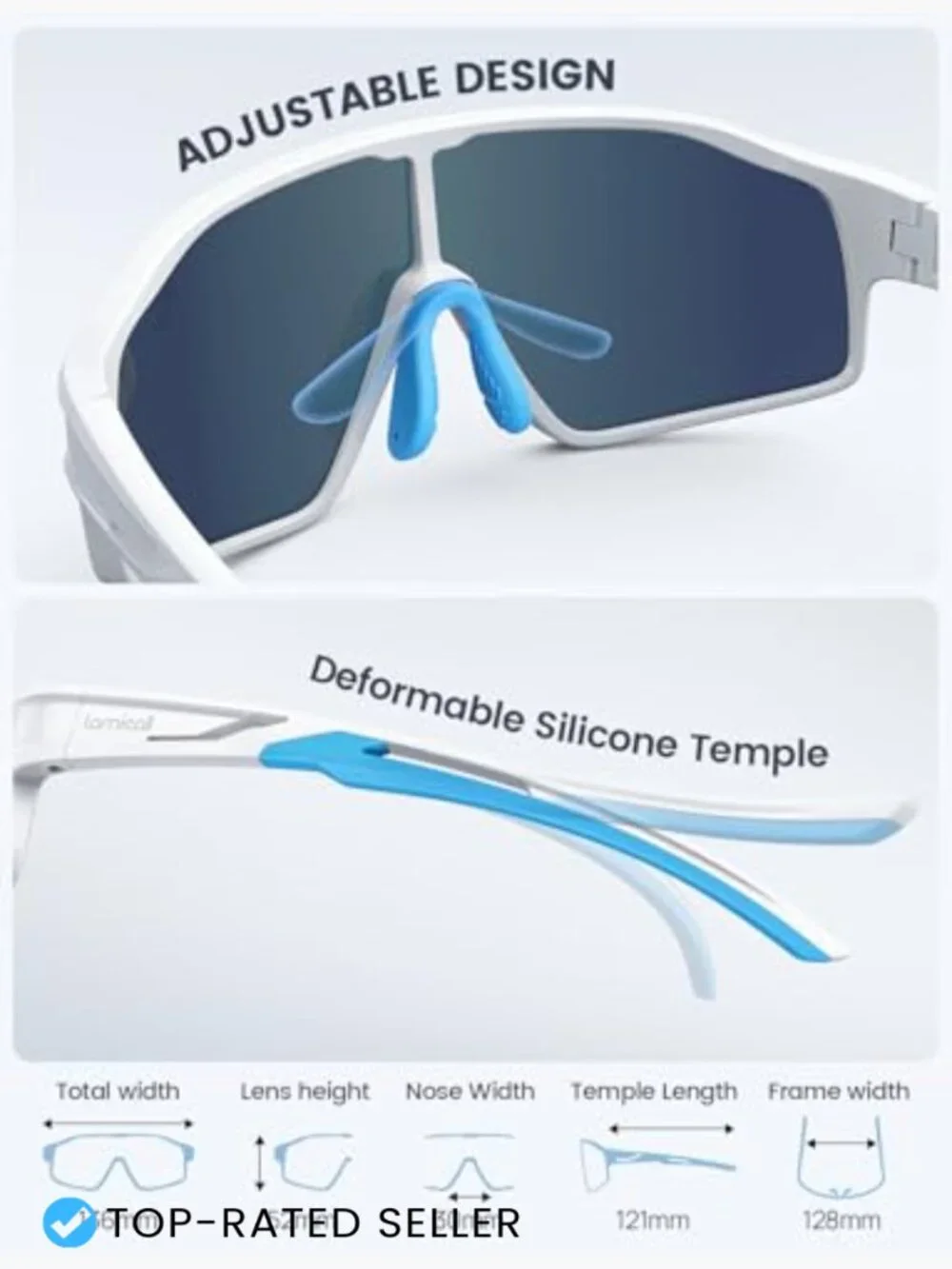 Kids Baseball Sunglasses UV400 Protection Cycling Sports Glasses Wrap Around